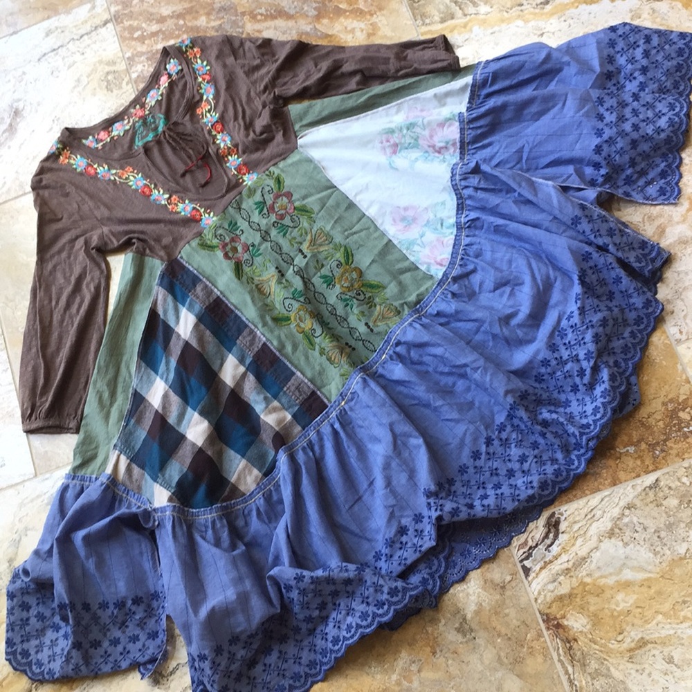 Free People fit and flare boho gypsy festival VGUC